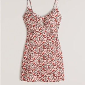 A&F Twist Front Cut-Out Mini Dress